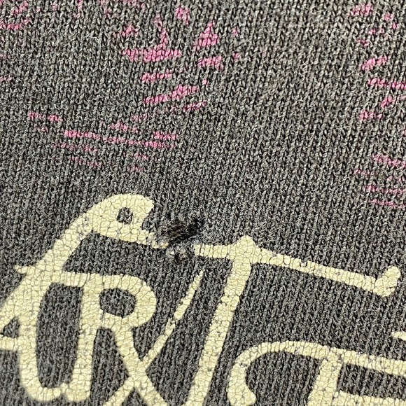 Vintage Hanes Jimmy Page Robert Plant No Quarter Tour T-Shirt XL distressed - Picture 4 of 12